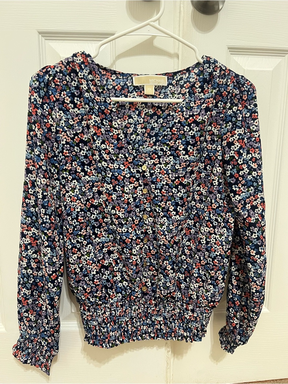 Michael Kors Multi-colored Floral Blouse XS